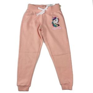 Toddler Girls Unicorn Fan Jogger Sweat Pant size 4